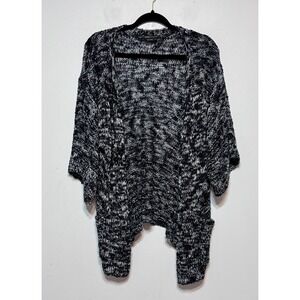BCBGMAXAZRIA Bouclé Marled Cocoon‎ Cardigan Sweater Small Capsule Wardrobe Chic